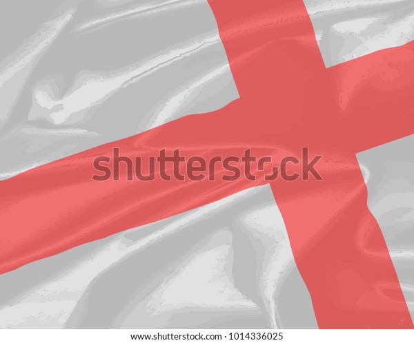 Silk Flag Saint David Wales Black Stock Illustration 1014336025