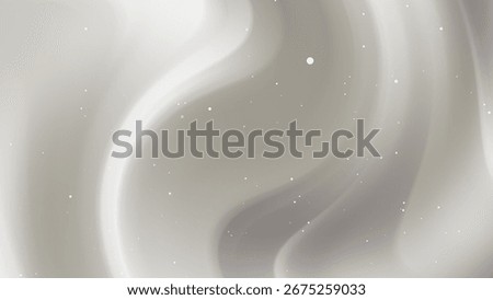 Silky Smooth Abstract Background With Soft White Gradients And Subtle Particles Floating Dreamily