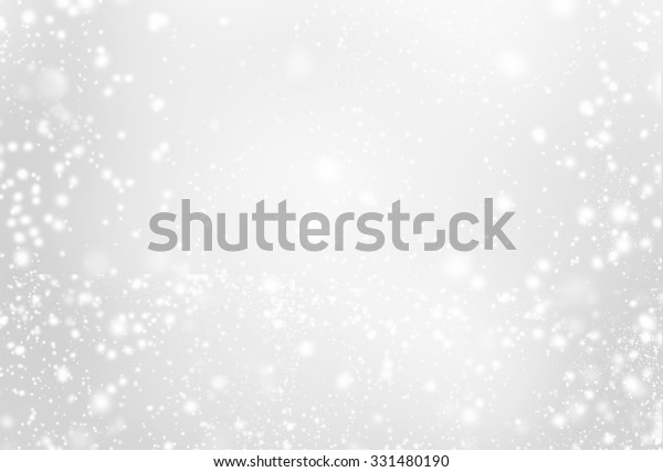 白黒の背景に銀色 抽象的なグレーと白の光と星 祝祭 祝日 パーティー クリスマステクスチャー のイラスト素材 331480190