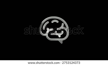 A silver brain with interconnected puzzle pieces inside set against a black background focusing on cognitive and mental themes