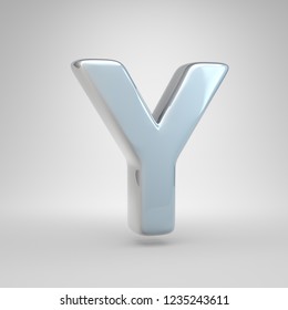 Silver Car Paint Letter Y Uppercase Stock Illustration 1235243611 ...