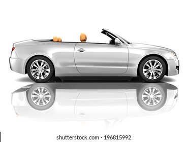 Silver Convertible