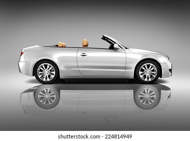 Silver Convertible
