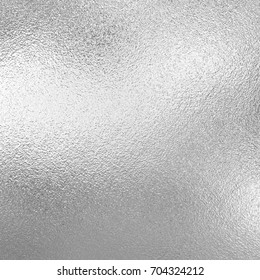 Silver Foil Texture Shiny Background  