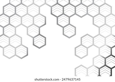 Silver geometric pattern featuring stripes and lines. Seamless gray textured background. Stylish and modern graphic design.