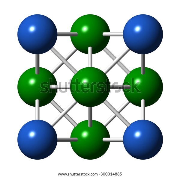 Silver Metal Crystal Structure Precious Metal Stock Illustration 300014885