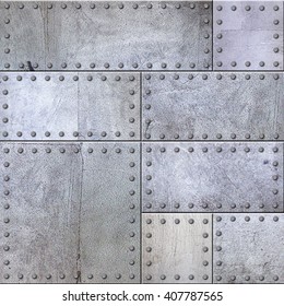 Metal Texture Rivets Steam Punk Background Stock Photo 228567532 ...