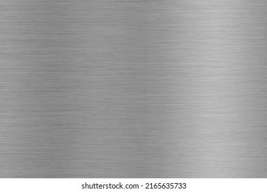 Silver metal texture brushed stainless steel plate and the reflection light 