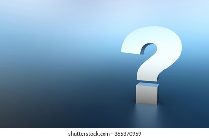 Similar Images, Stock Photos & Vectors of Question mark on blue ...