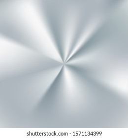 Silver Radial Gradient Metallic Foil Surface Stock Illustration ...