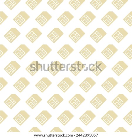  Sim card icon seamless pattern