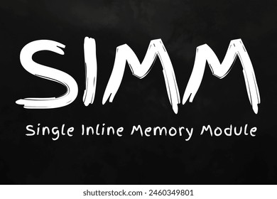 SIMM, Single Inline Memory Module