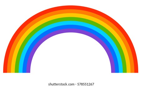 Rainbow Vector Stock Vector (Royalty Free) 640859950