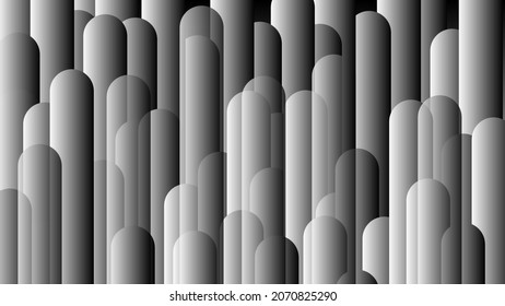 Simple Art Black White Wallpaper Stock Illustration 2070825290