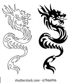 Simple Asian Dragon