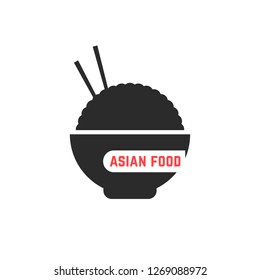 Simple Asian Food Logo Concept Take Stock Illustration 1269088972 ...