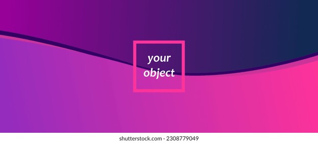 simple background with object center