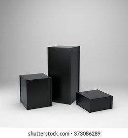 simple black box display
