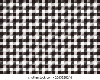 Simple Black White Gingham Check Stock Illustration 2063528246 ...