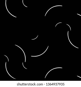 Simple black and white illustration. Abstract geometric background pattern