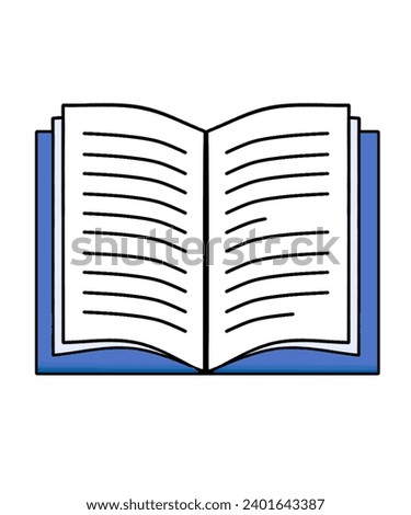 Simple book illustrations with or without background