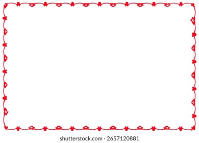 Simple border frame with white background, Photo frame 