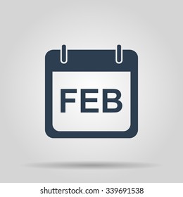 Month Calendar Icon Illustration Sign Design Stock Vector (Royalty Free ...
