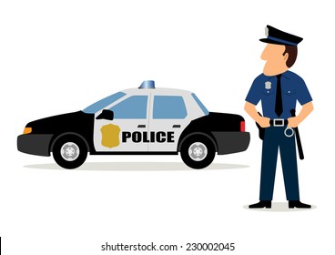 Cartoon Police Car Images Stock Photos Vectors Shutterstock