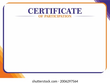 Simple Certificate design for a participating vintage design templats  - Powered by Shutterstock