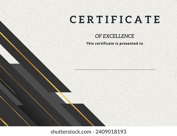 Simple certificate template for awards