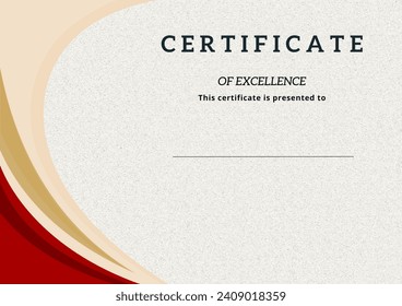 Simple certificate template for awards - Powered by Shutterstock