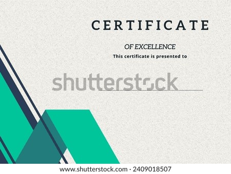Simple certificate template for awards