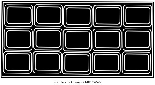 Simple Chocolate Bar Silhouette Material Stock Illustration 2148459065 ...