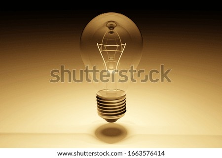 Similar – Image, Stock Photo Two traditional light bulbs