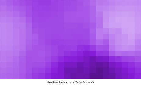Simple and classy pixilated square box pattern Purple color minimal geometric background	
