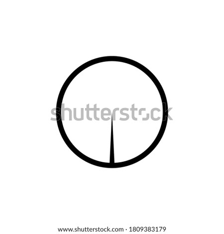Simple collimator sight sniper scope crosshairs icon