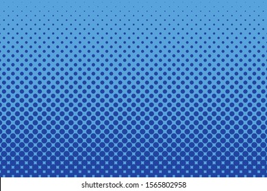 Simple Comic Book Background. Halftone Pattern In Retro Pop Art Style