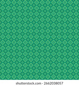 Simple geometric polka dot pattern Small yellow, blue, orange, black polka dots on a green background Flat design Fabrics Textiles Home, farmhouse, cottage decor 