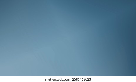 Simple gradient background in Denim blue. Abstract. Smooth gradation bg for business, presentation, company, brochure. Plain color backdrop for graphic design, web, landing page, invite, flyer, cover