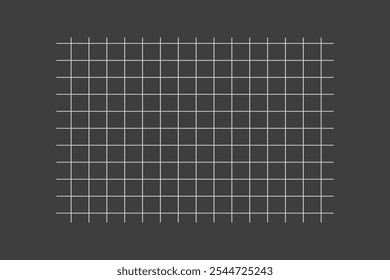 A simple gray grid background featuring a white grid pattern. This grid background is perfect for design projects, presentations, and creative layouts. Use this grid for clarity and organization.