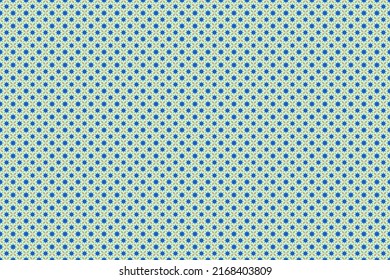 Simple Hexagram Pattern, Light Green Tone, Seamless.