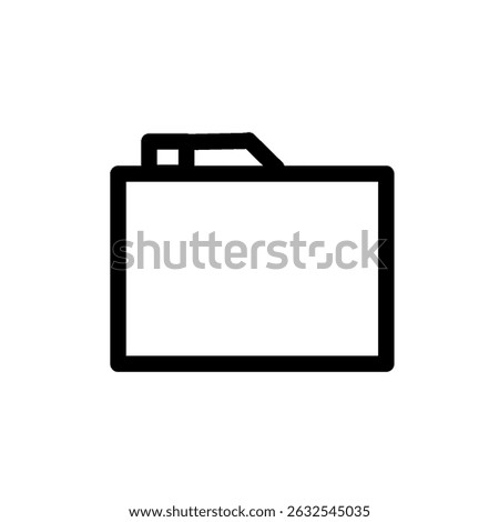 Simple icon of files computer