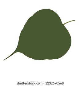 simple illustration of bodhi leaves. this illustration is made because it is very rare to find a vector for bodhi leaves, so this illustration is made for those who need it in a particular design.