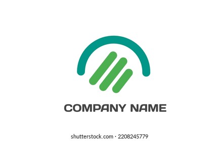 Simple Logo Design With C Shape Reference And 3 Line
