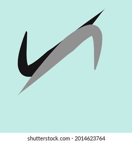 simple logo on color background