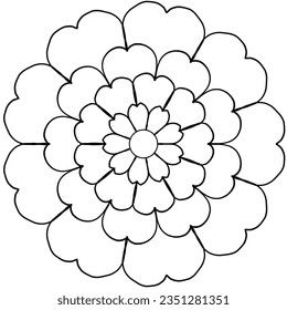 Diseño sencillo las flores