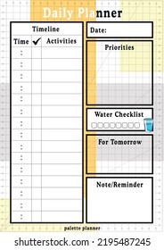 A Simple Minimal Planner For Scheduling Your Day.