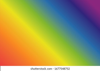 Simple multi color rainbow gradient background
