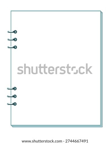 Simple note pad background material