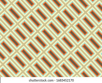 Simple ornamental pattern, textile print. Pattern for fabric and trellis. Geometric pattern. Seamless surface. Minimalist wallpaper.
